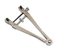 Wswqop Watch Back Case Opener Made of Sturdy Iron Material Comfortable Handle Compact Design and V-Shaped Adjustment Clamp for Workshop Use, Style B