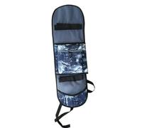 Wswqop Waterproof Skateboard Backpack Skateboard Carrier Skateboard Bag Skateboard Pack with Adjustable Straps and Reflective Strip Foldable Nylon Polyester, Lightning, Under 90CM Board