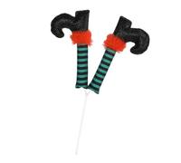 Wswqop Wicked Witch Leg, Halloween Party Supplies, Craft Gift Collection, Stuffed Wicked Legs, Prop for, Black Green