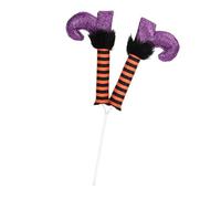 Wswqop Wicked Witch Leg, Halloween Party Supplies, Craft Gift Collection, Stuffed Wicked Legs, Prop for, Purple Orange