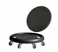 Wswqop Women Abdominal Wheel Core Roller Slider Disc Strength With 6 Wheel Support Bearings Glide Knee Cushion suitable for home workouts beginners training, Black