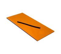 Wswqop XPE Foam Floating Mat, 150 X 55 Cm, for Children, 2 Layers, Ideal for Floating And Relaxing in The Pool, Orange Blue