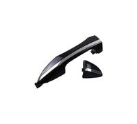WSX5FC Exterior Door Handles for 2014-2018 Door Handle for Corolla Driver Front Rear Side Outer Black with Chrome Plated Strip