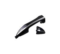 WSX5FC Exterior Door Handles for 2014-2018 Door Handle for Corolla Driver Front Rear Side Outer Black with Chrome Plated Strip