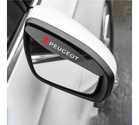 WSXCDE 2Pcs Wing Mirror Rain Deflector, for Peugeot 2008 3008 4008 5008 206 208 408 407 308 Car Side Wing Mirror Rain Protector Cover Cap Car Side Mirror Visor Waterproof