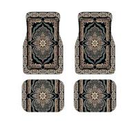 WSXCDE 4 Pcs Car Mats, for Renault 4 E-Tech (R4) (2024-2026) All Weather Non-Slip Anti-wear Waterproof Protection Car Floor Mats Accessories Easy To Clean,D