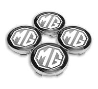WSXCDE 4PCS Car Hub Centre Caps, for Morris Garages MG 350 3 5 6 7 ZS GS TF ZT GT MG 3, 60mm Car Wheel Centre Cover Badge Sticker Car Wheel Center Decoration Cover Waterproof
