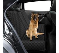 WSXCDE Dog Car Seat Cover, for Volvo XC60 2018-2023 2024 Dog Car Hammock Scratch Proof Back Seat Protector, Dog Rear Seat Covers with Mesh Window,B