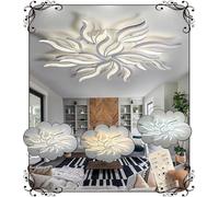 WSXEDC Dimmable Ceiling lamp LED White Ceiling Light 115W Large Living Room Ceiling Lighting Creative Modern Bedroom Light Ceiling DIY for Living Room Youth Room Dining Room Kitchen Ø105cm