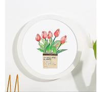 WSYCM Circular Picture Frame Circle Photo Frame,Picture Frames for Family Photos (White,12-inch-30.5cm)