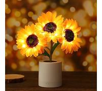 WSYEAR Sunflower Gifts for Women-Sunflowers Flower Lamp Night Light for Bedroom Decor,Birthday Gifts for Her Mom Wife Friends Girlfriend Teacher Grandma
