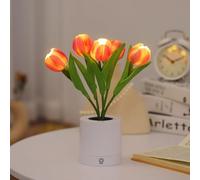 WSYEAR Tulip Lamp Gifts for Mom from Daughter, Birthday Gifts for Women, Artificial Flower Lamp Night Light for Bedroom Decor Gift for Girlfriend Wife Sister