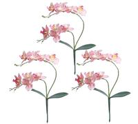 WSYJWEX Artificial Orchid 18 Inch realistic Fake Orchid Decorative Artificial Flowers for Home Decor, Bathroom, Living Room, Desk, Centerpiece Decorations Style1 Flowers