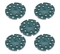 WSYJWEX Bamboo Cane Holder Plastic Wigwam Plant Cane Grips Support Frame for Climbing Plants 5PCS Bamboo Support Holder