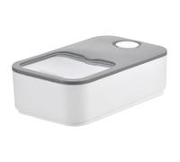 WSYJWEX Laundry Pod Container PP 14.9x8.7x4.5 In Laundry Pod Holder with Sliding Lid & Measuring Cup Sealed Clear Bathroom Slidable Washing Pods Storage Container (Grey) Detergent Storage