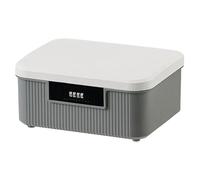 WSYJWEX Medicine Lock Box 5 x 9 x 10 9L High Capacity Lockable Storage Box 2 Layer Medicine with Combination Code Large Secure Storage for, Documents, Food SafetyLock