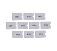 WSYJWEX RFID Blocking Sleeve Anti Theft Waterproof ID Card Holder Plastic Credit Card Pouch 10PCS ID Holder