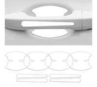 WSYLJX 8Pcs Car Door Protection Sticker Door Handle Protective Film for Skoda VRS Fabia 2 1, Door Bowl Protection Sticker Scratch Protector,B