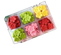 WSYLS Chinese Edible Cake Decoration, Peach Blossom Biscuits with Various Flavors, Asian Dessert Baking Decoration, Suitable for Cupcakes, Cookies, Desserts, DIY Party Decoration, 300g