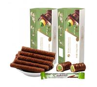 WSYLS Delicious Chinese Biscuits,Matcha Cake Premium Green Tea Biscuits - Vegan and Gluten Free Snack, Perfect with Tea - Crunchy, Sweet, Healthy Snack 156g