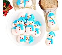 WSYLS Marshmallow Sweets Snowflake Christmas Cloud Cotton Candy Gift Box.A Bite of Soft, Chewy Treat That Melts Away The Winter Chill. (Blue)