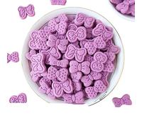 WSYLS Oriental edible cake decoration, bow biscuits with various flavors, Chinese dessert baking decoration, suitable for cupcakes, cookies, desserts, DIY party decoration, 180g (Purple)
