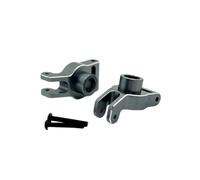 Wsymxuo 2 Pieces Aluminum Rear Cups High Precision Replacement Part Metal Hardware for Repair Work, Titanium Silver