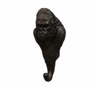Wsymxuo Animal Wall Hanger Simple to Clean Retro Animal Wear-Resistant Hook Resistant Decorative Wall Hanger, Gorilla Animal Head Wall Hook