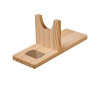 Wsymxuo Hot Glue Holder Desk Organizer Wood Storage Rack Removable Hot Glue Tool Stand with Engineered U Groove Suitable for Craft Room Home Workspace School, Multi, M