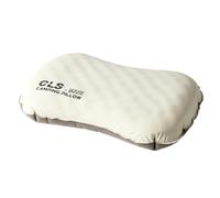 Wsymxuo Inflatable Camping Pillow Portable Pillow with Sides Packable for, Journeyers, Backpacking, Office Naps, Beige
