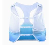 Wsymxuo Outdoor Running Vest Backpack Chest Pack Training Vest With Body Hugging Mesh Panels Three Buckles Safe Zipper Pocket Reflective Bar Polyester , White Blue , One Size