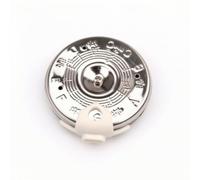 Wsymxuo Pitch Pipe String Tuner Device Instrument Tuner Mouth-Blown Note Metal And Build Polished Dial Clear Lettering Portable For Case Carry Suitable for school lessons practice