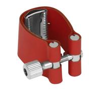 Wsymxuo Saxophone Instrument Connector Ligature Saxophone Ligature Adjustable Hardware for Saxophonists, Performances, Repetition Rehearsals, Red