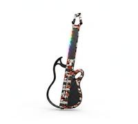 Wsymxuo Smooth-Neck Guitar Smart Foldable Guitar Easy to Play for Solo Playing, Carbon Fiber