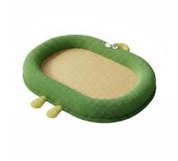 Wsymxuo Summer Dog Cooling Bed Breathable Cooling Dog Mat No Electricity Animal Bedding for Hot Weather, Grass Green, XL 75 55cm