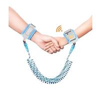 WSZCML Anti Lost Wrist Link,Toddler Harness Walking Leash with Induction Lock,Reflective Child Wrist Leashes for Baby,6.56ft Kids Leash for Supermarket Mall Airport Amusement Park Zoo Travel（Blue）