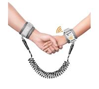 WSZCML Anti Lost Wrist Link with Induction Lock-Toddler Harness Walking Leash-Safety Baby Child Walking Wristband Leash-Upgrade with Reflective(6.5ft) - for Boys and Girls（Induction Black）