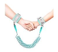 Anti Lost Wrist Link, WSZCML Toddler Safety Leash with Key Lock, Reflective Child Walking Harness Rope Leash for Kids/Babies (Cyan 2M/6.5ft)