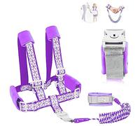 Toddler Leash for Walking, Toddler Safety Harnesses Leashes, Safety Harness with Lock for Kids, Anti Lost Wrist Link for Toddlers ，Upgrade with Reflective Tape Liner（6.5ft）for Kids