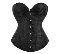 WSZJLN Laceless Palace Corset-Black-6XL
