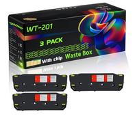 WT-201 Compatible for Canon Waste Box with Chip Imagerunner Advance C350 C1335iF IR Advance Printers (3 Pack Black)
