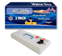 WT-202 Waste Box Compatible for Canon imageRUNNER Advance C3500 Series C3520 i C3520 i Ill C3525i Printers, High-Definition Printing Effect with Chip, 100000 Pages (1 Pack Black)