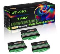 WT-229CL Compatible for Brother Waste Toner Container with Chip DCP-L3515CDW HL-L3220 MFC-L3740CDW DCP-L3520CDW HL-L3220CW MFC-L3740CDWE Printers (3 Pack Black)
