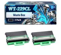 WT-229CL Waste Box Compatible for Brother HL-L3215CW HL-L3240CDW HL-L3220CW HL-L8230CDW HL-L3220CWE HL-L8240CDW Printers, With Chip Large Capacity 50000 Pages (2-Pack Black)
