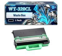 WT-320CL Waste Box Compatible for Brother HL-L8250CDN HL-L8360CDW HL-L9310CDW HL-L8260CDW HL-L9200CDWT Printers, With Chip Large Capacity 50000 Pages (1 Pack Black)