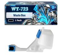 WT-723 Waste Box Compatible for Canon ImageCLASS LBP7780Cdn LBP7780 ImageRUNNER LBP5480 I-SENSYS LBP7750Cdn LBP7780Cx Printers, With Chip Large Capacity 36000 Pages (1 Pack Black)