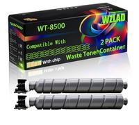 WT-8500 Compatible for Kyocera Waste Toner Container with Chip TASKalfa 6053ci 6054ci 7004i 7054ci 3252ci Printers (2-Pack Black)