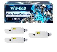 WT-860 Waste Toner Container Compatible for Kyocera FS-C8650DN TASKalfa 3050ci 3051ci 3500i 3501i 3550ci 4500i 4550ci 5500i 5550ci Printers (3 Pack Black)