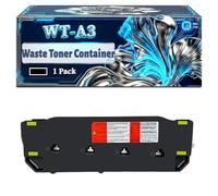 WT-A3 Waste Toner Container Compatible for Canon IR-C1200 IR-C1225 IR-C1225iF I-Sensys MF810Cdn I-Sensys MF820Cdn Printers, With Chip Large Capacity 30000 Pages (1 Pack Black)