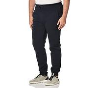 WT02 Men's Active Basic Fleece Joggers, Relaxed and Comfortable Sweatpants, New Navy, Small